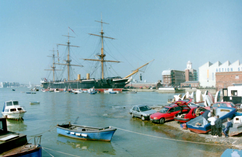 HMS Warrior in Portsmouth Dockyard, Hampshire