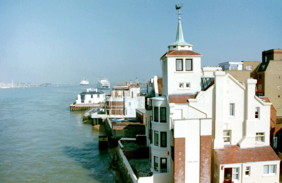 The Old Town of Portsmouth from the Fortified Sea Wall