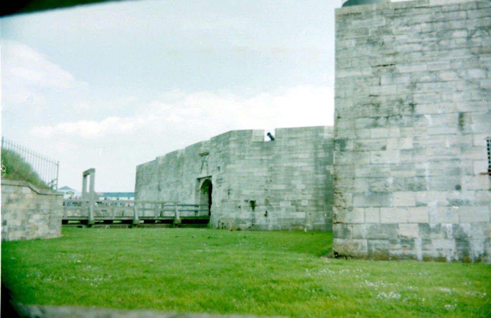 Looking out of the Casements at Southsea Castle, Hampshire