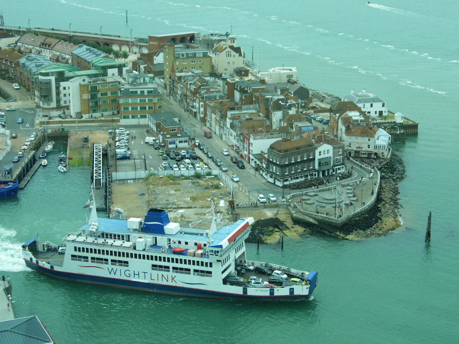 View of Old Portsmouth from the Spinnaker Tower, Hampshire