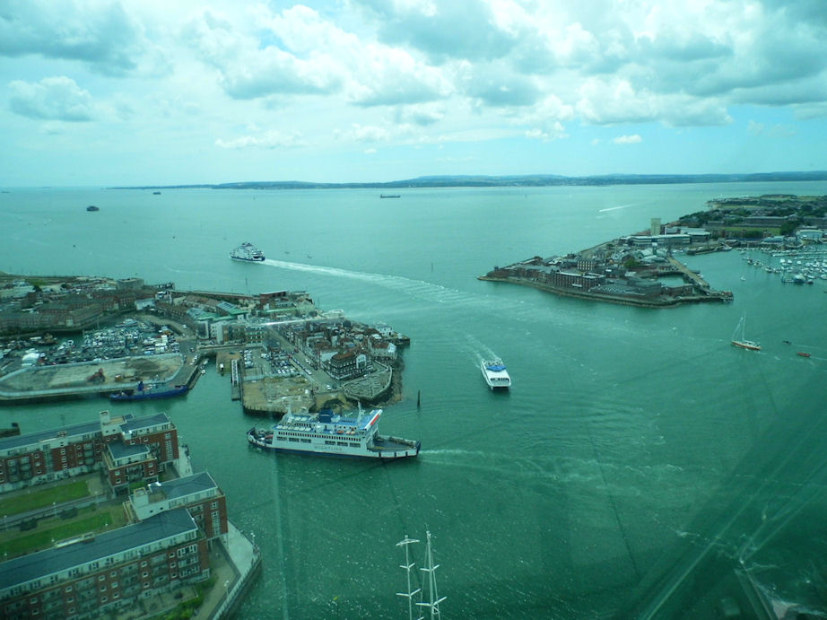 Another view over Portsmouth from the Spinnaker Tower, Hampshire