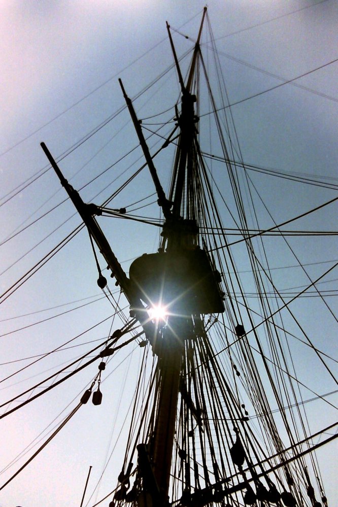 Mast of HMS Victory, Portsmouth, Hampshire