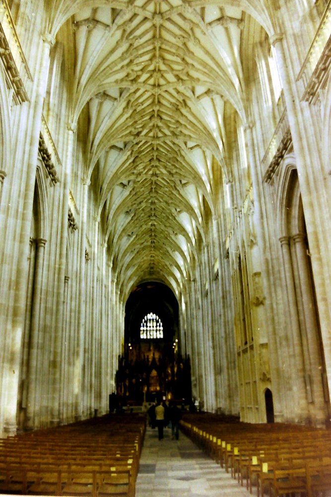 Interior of Winchester Cathedral, Hampshire
