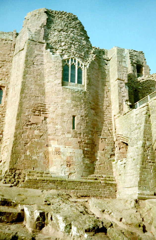 Detail of part of Goodrich Castle, Herefordshire