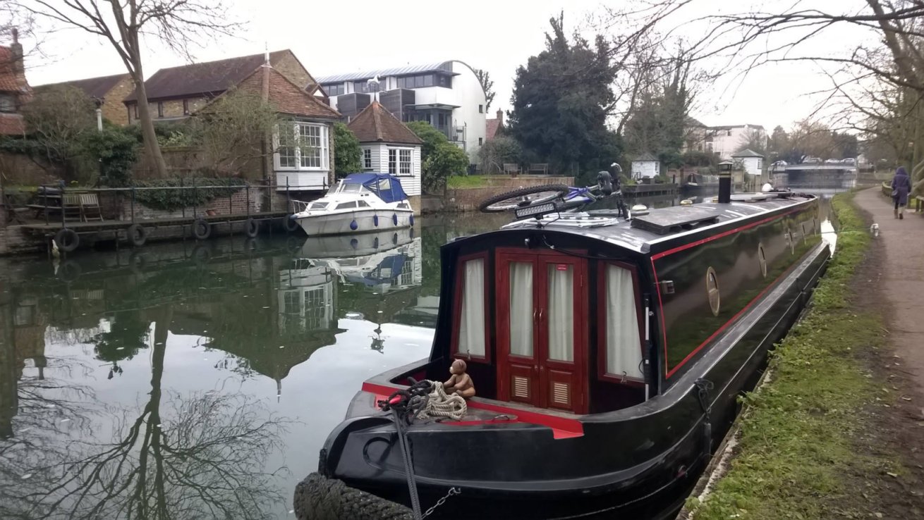 Long Boat and Gazebo, Ware, Hertfordshire