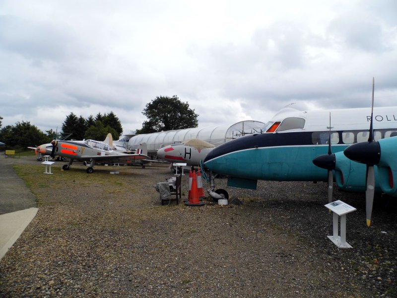 Planes at the De Havilland Museum, Hertfordshire