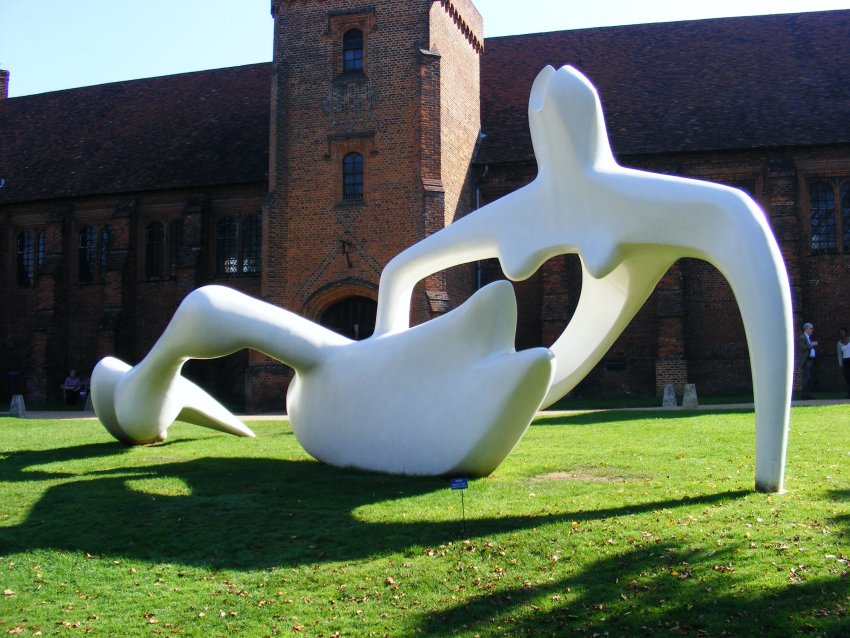 Henry Moore Statue at Hatfield House, Hertfordshire