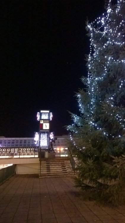 Stevenage on a Christmas Evening, Hertfordshire