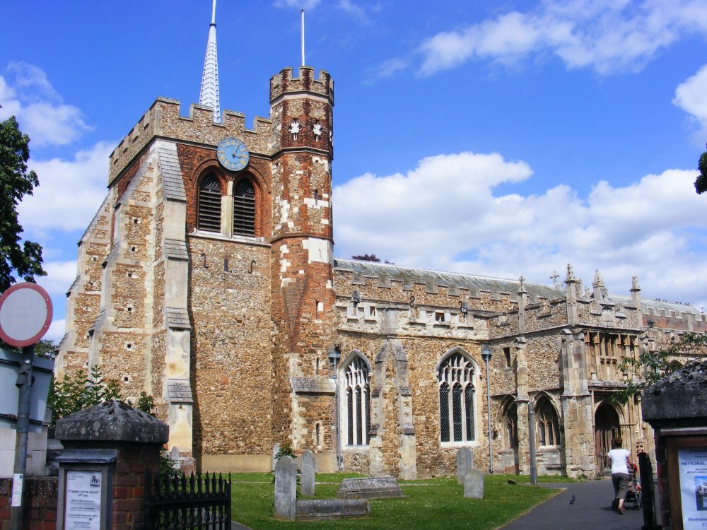 Another view of St. Mary's, Hitchin, Hertfordshire