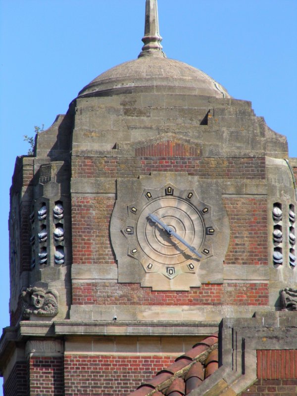 Art Deco Clock Tower, Royal Masonic School for Girls, Rickmansworth, Hertfordshire