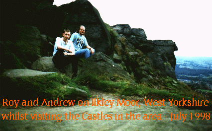 Roy and Andrew on Ilkley Moor