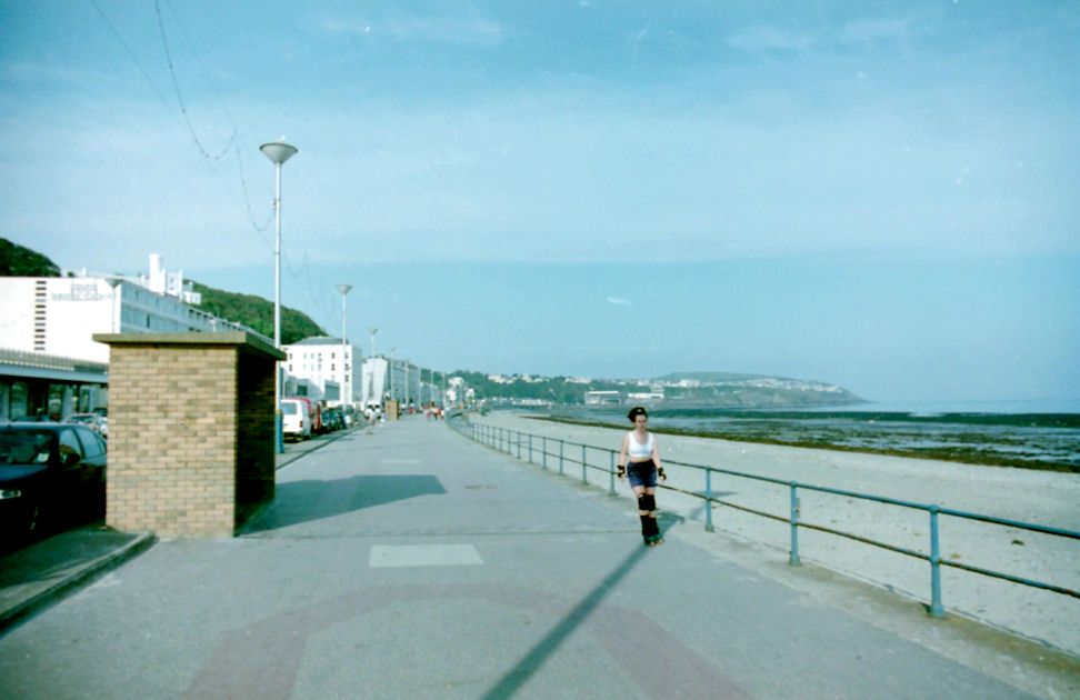 Lone Skater, Promenade, Douglas, Isle of Man