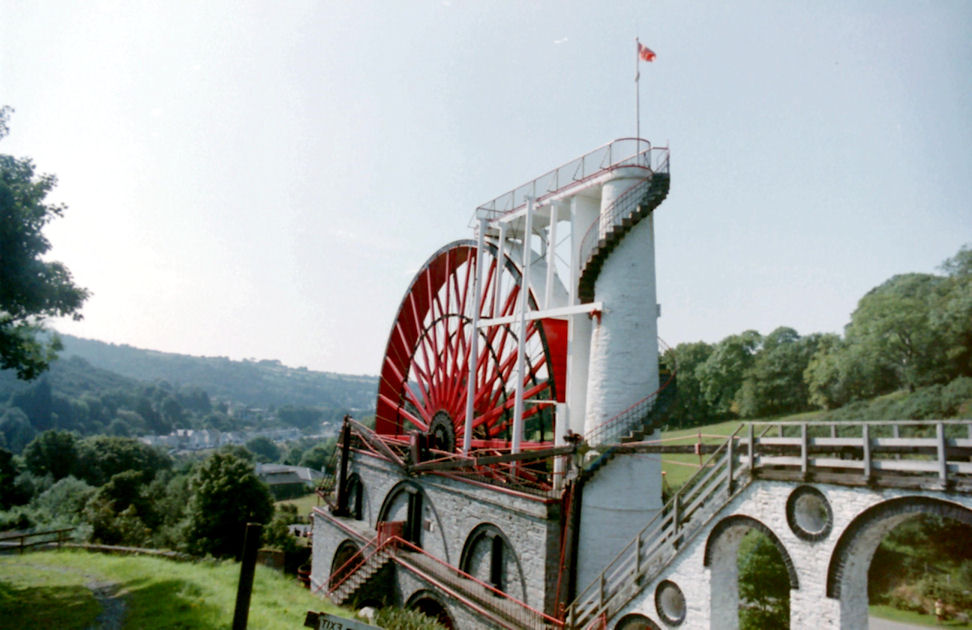 In the Centre of the Island - The Laxey Wheel, Isle of Man