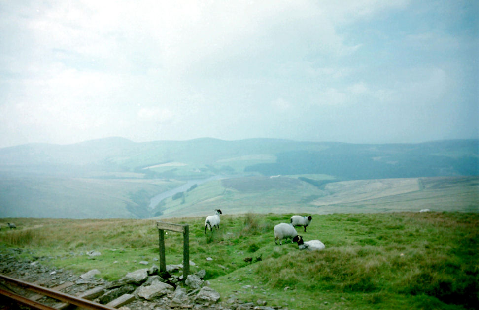 On a clear day you can see England, Ireland, Scotland AND Wales from Snaefell, Isle of Man - but not today!