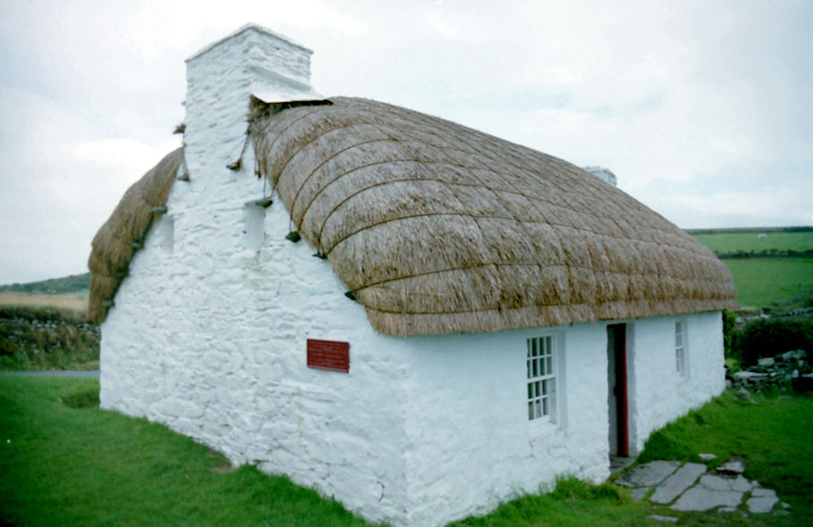 Traditional Manx Cottage, Cregneash, Isle of Man
