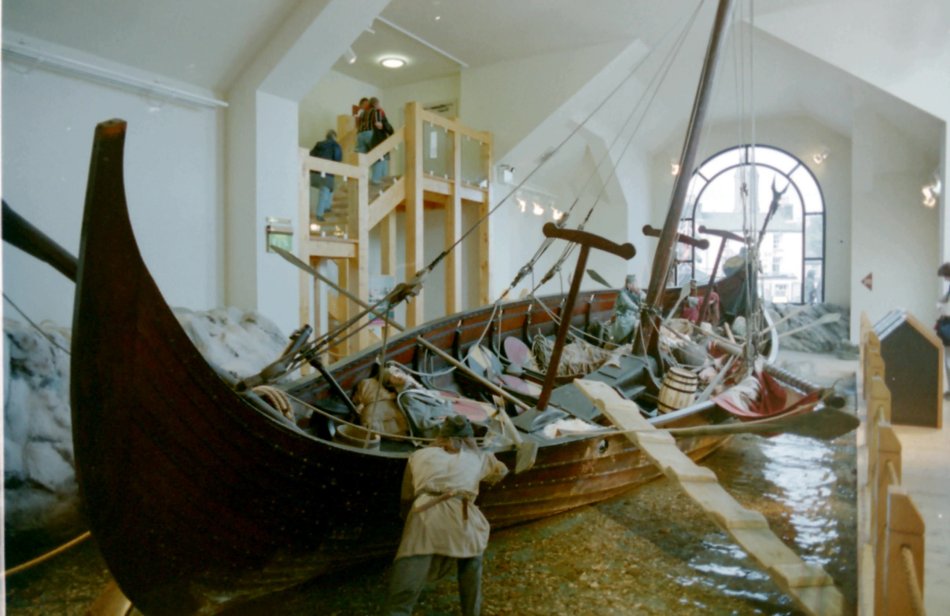 Inside the House of Manannan Museum, Peel, Isle of Man