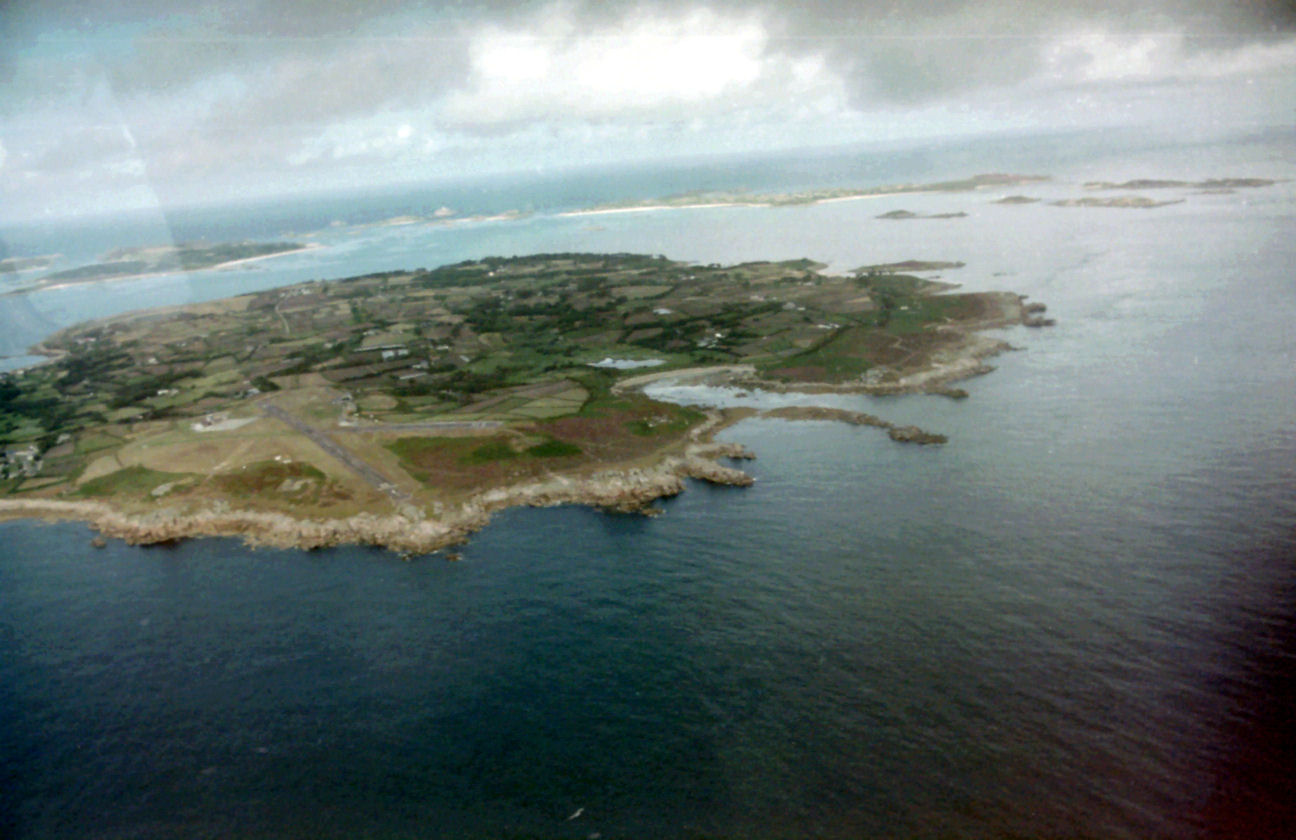 Aerial View of the Isles of Scilly