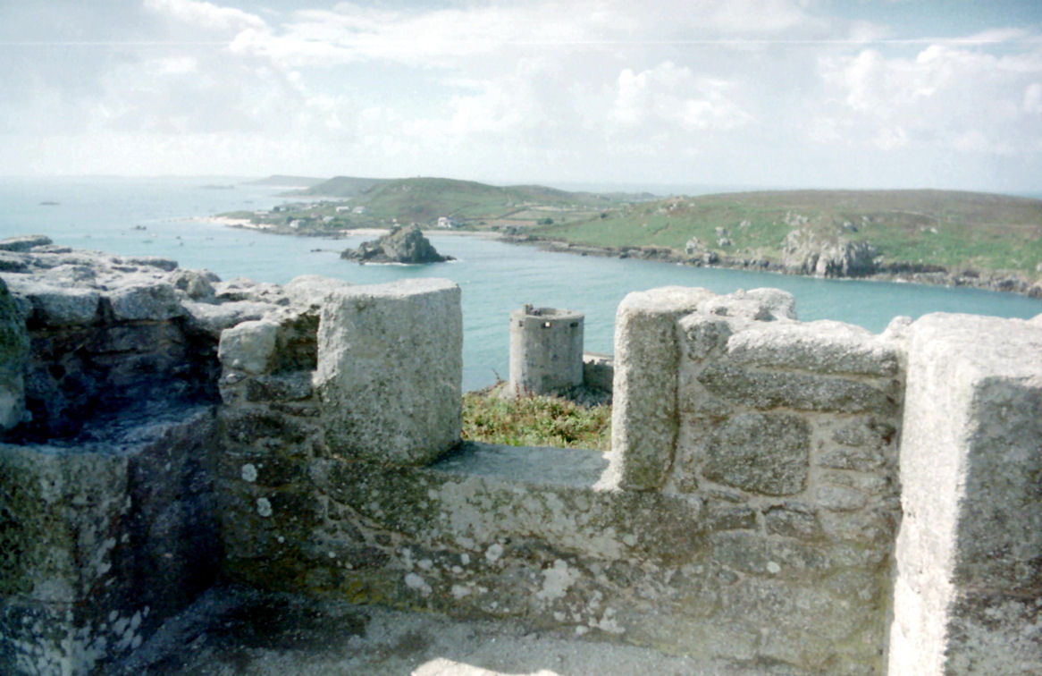 From the Ramparts of King Charles' Castle, Tresco, Isles of Scilly