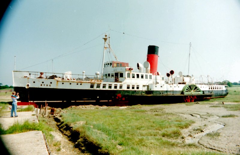 The Abandoned Paddle Steamer, The Ryde Queen, Isle of Wight