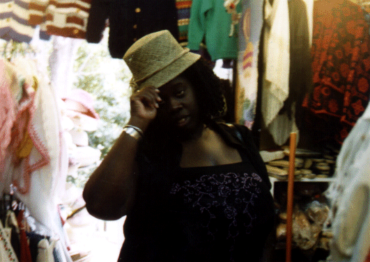 Jacqui in silly hat!