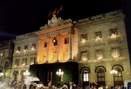Pla�a de Sant Jaume, Barcelona, Spain