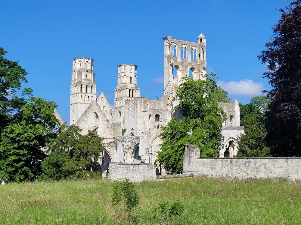 The Towers of the Abbaye of Jumi�ges, Normandy, France