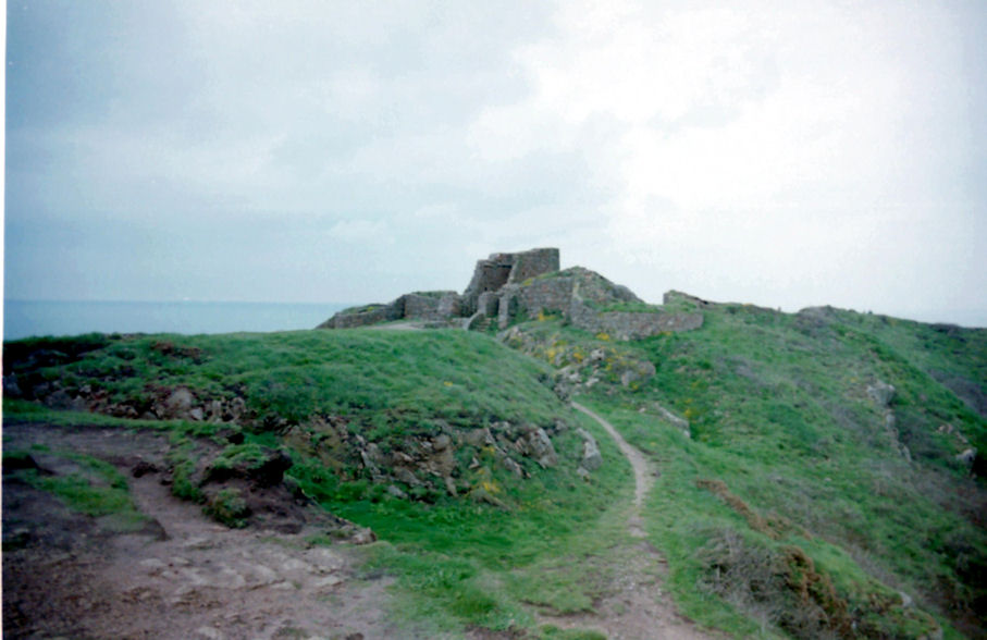 Grosnez Castle on its Headland - Jersey, Channel Islands