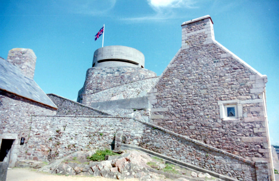 WWII German Bunker at the top of Elizabeth Castle, St. Helier, Jersey, Channel Islands