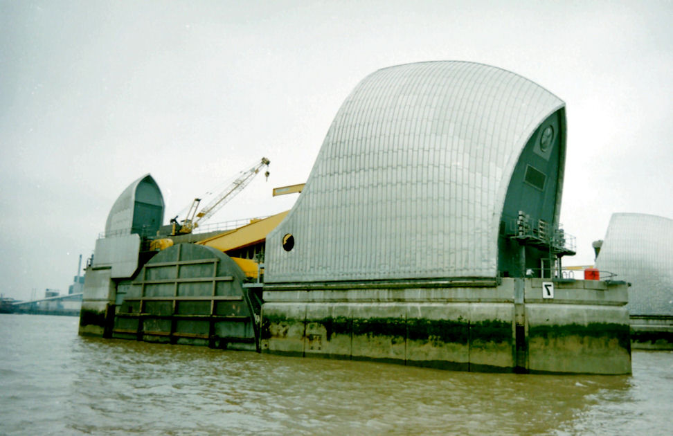 On the Boat Trip through the Thames Barrier, Kent
