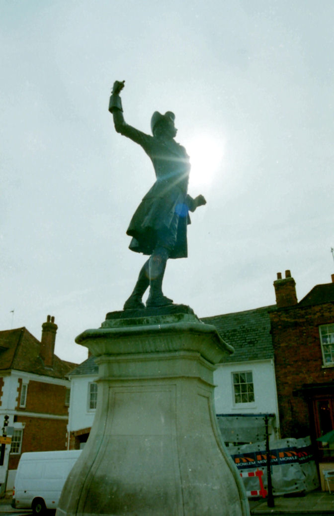 General Wolfe Statue at Westerham, Kent