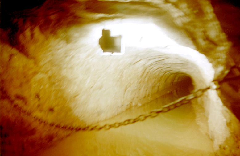 Inside Chislehurst Caves, Kent