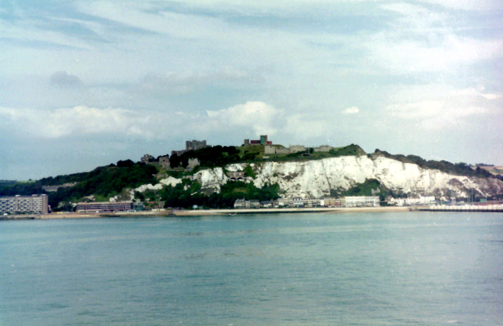 Dover Castle and the Famous White Cliffs of Dover, Kent