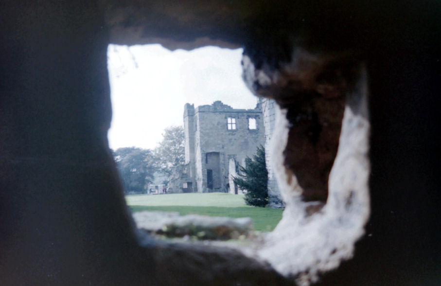 Arty shot of Ashby-de-la-Zouch Castle, Leicestershire