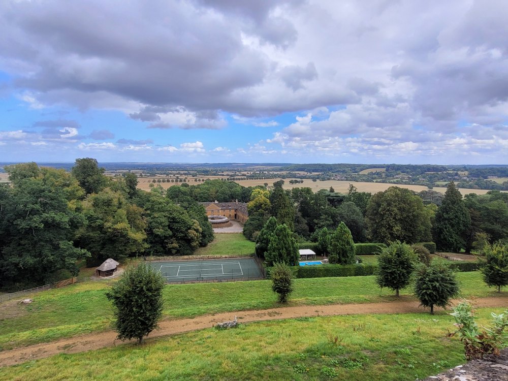 View towards Woolsthorpe-by-Belvoir from the Castle, Leicestershire