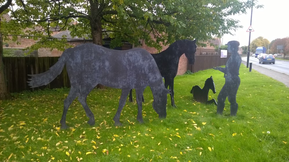 Horse Sculpture, Horncastle, Lincolnshire