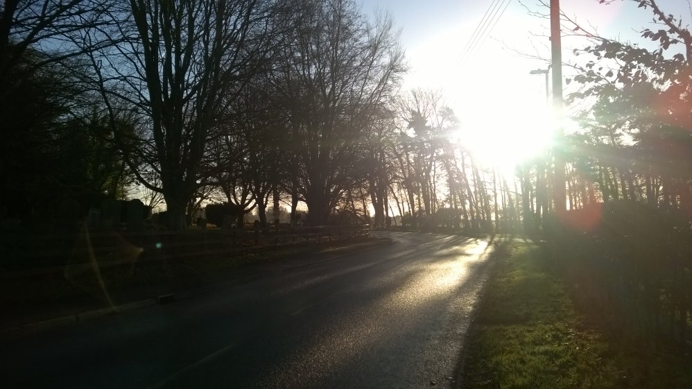 Winter Sun in Thimbleby, Lincolnshire