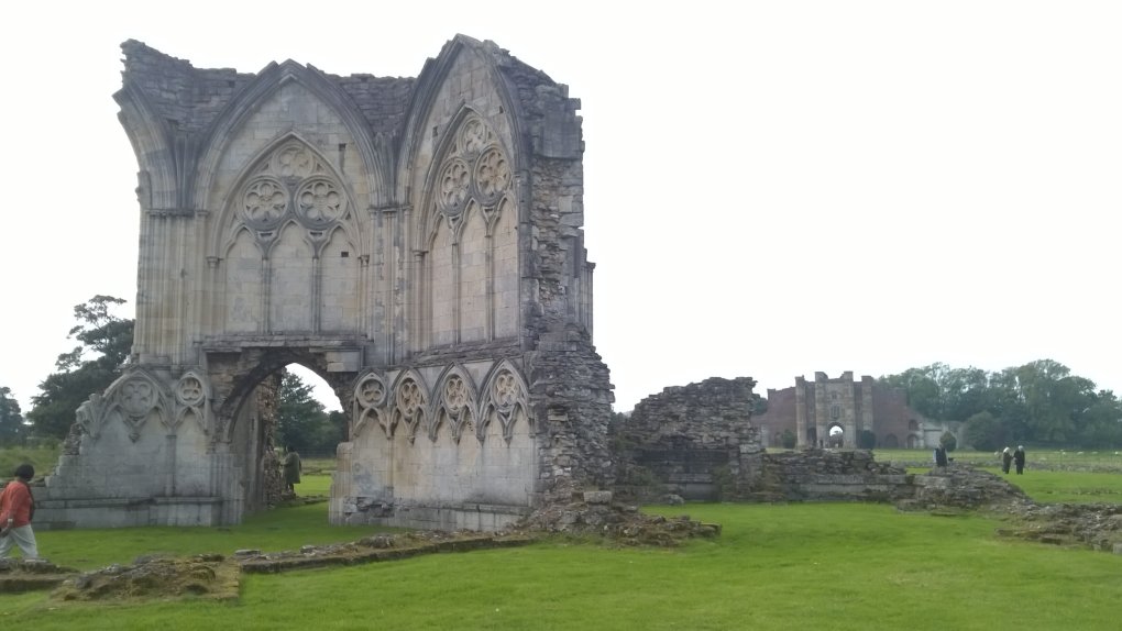 Thornton Abbey with Gatehouse beyond, Lincolnshire