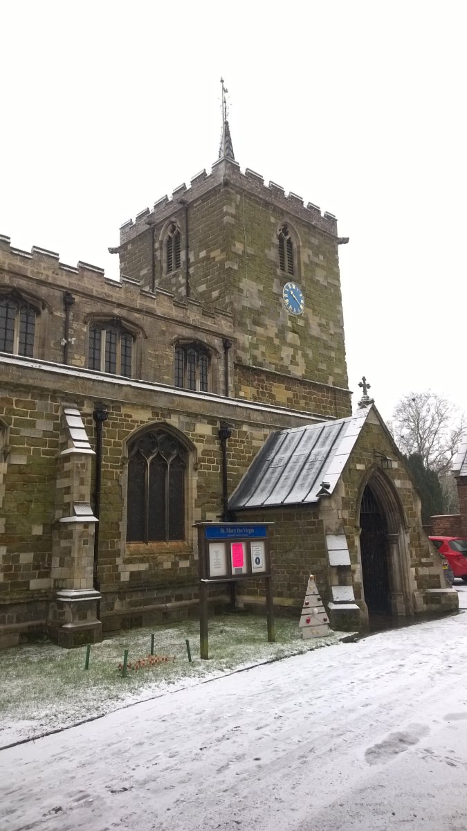 Dusting of Snow at Horncastle Church, Lincolnshire