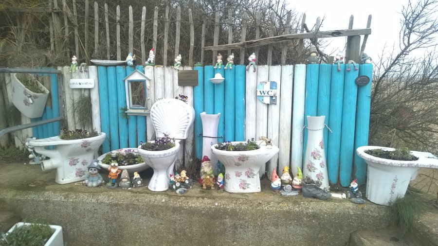 A new definition of Outdoor Toilets! - Mablethorpe, Lincolnshire