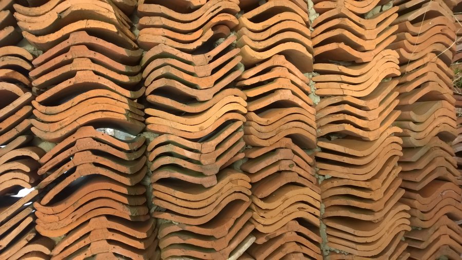 Another Tile Wall, The Old Tile Works, Lincolnshire