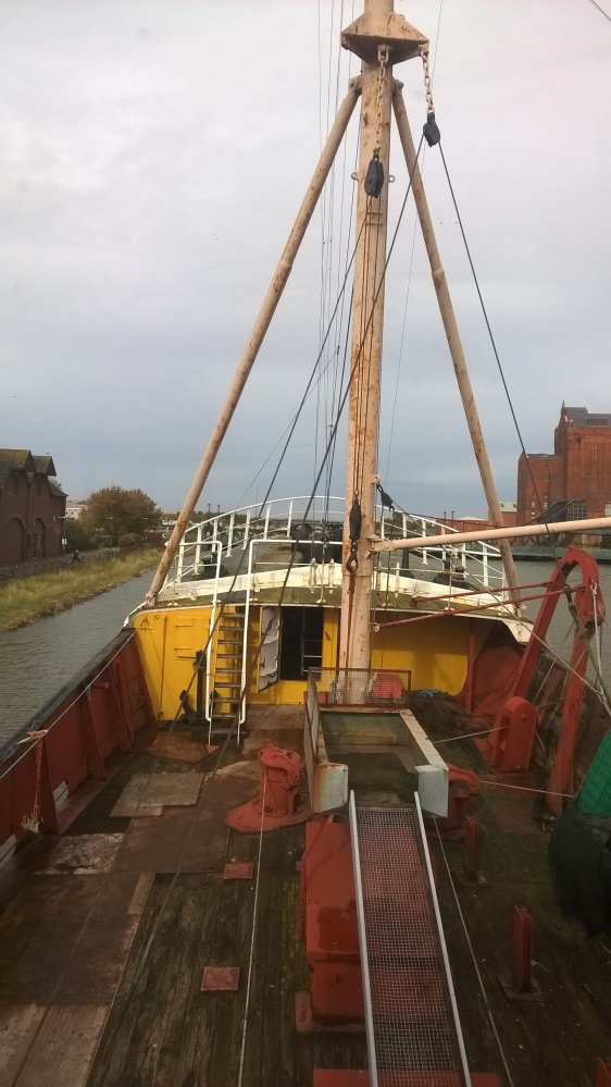 Another view of the Deck of the Ross Tiger, Grimsby Fishing Heritage Centre, Lincolnshire