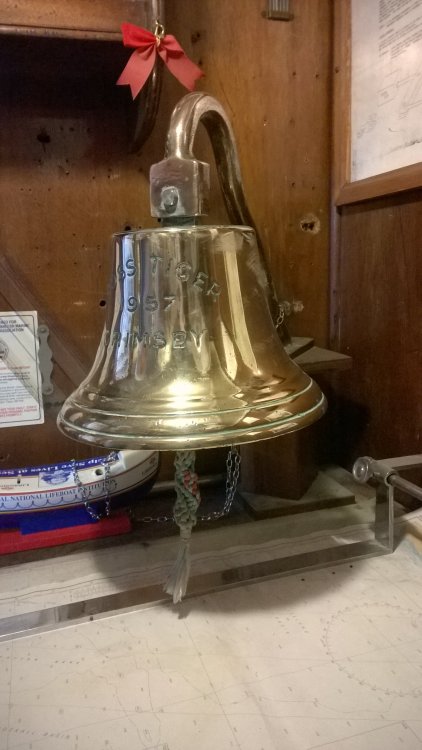 The Ship's Bell, Ross Tiger, Grimsby Fishing Heritage Centre, Lincolnshire