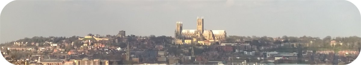 View of Lincoln from the International Bomber Command Centre, Lincolnshire