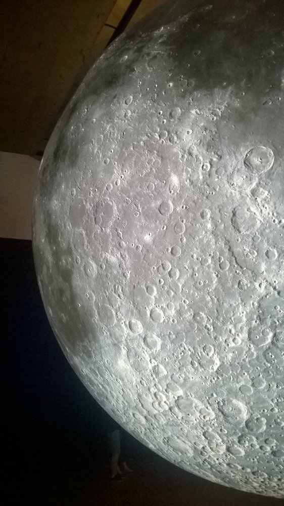 Closer View of the Moon! - Museum of the Moon, The Collection, Lincoln, Lincolnshire