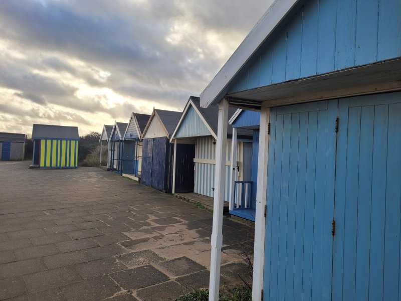 The Famous Beach Huts of Sutton-on-Sea, Lincolnshire