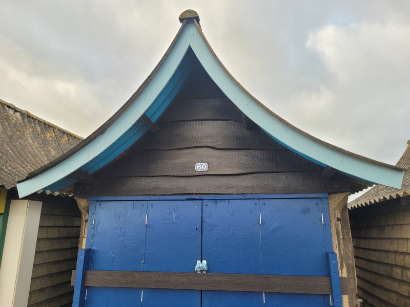 Detail of Beach Hut, Sutton-on-Sea, Lincolnshire