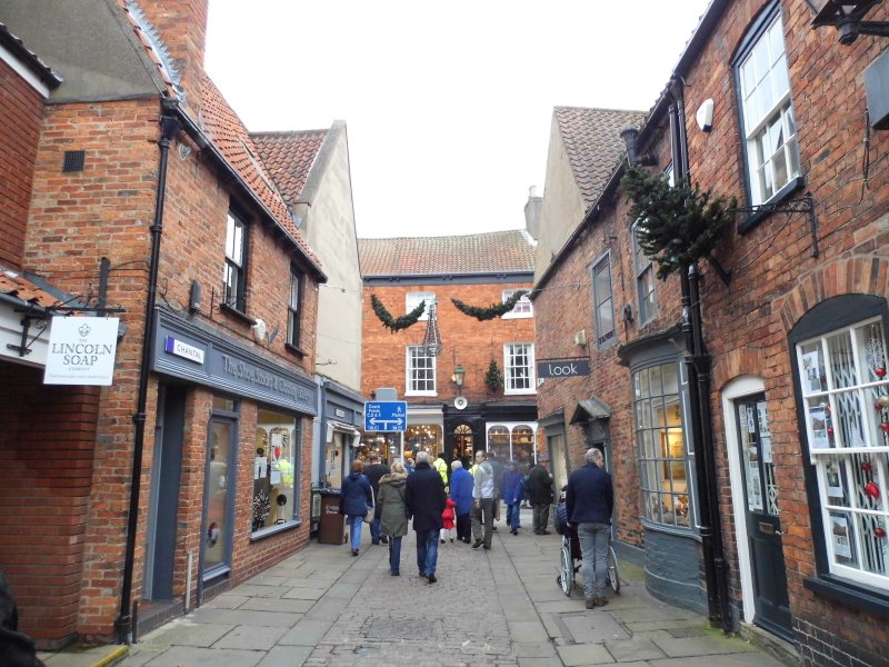 Back Street in Lincoln, Lincolnshire