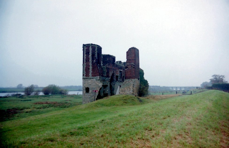 Torksey Castle and the River Trent, Lincolnshire