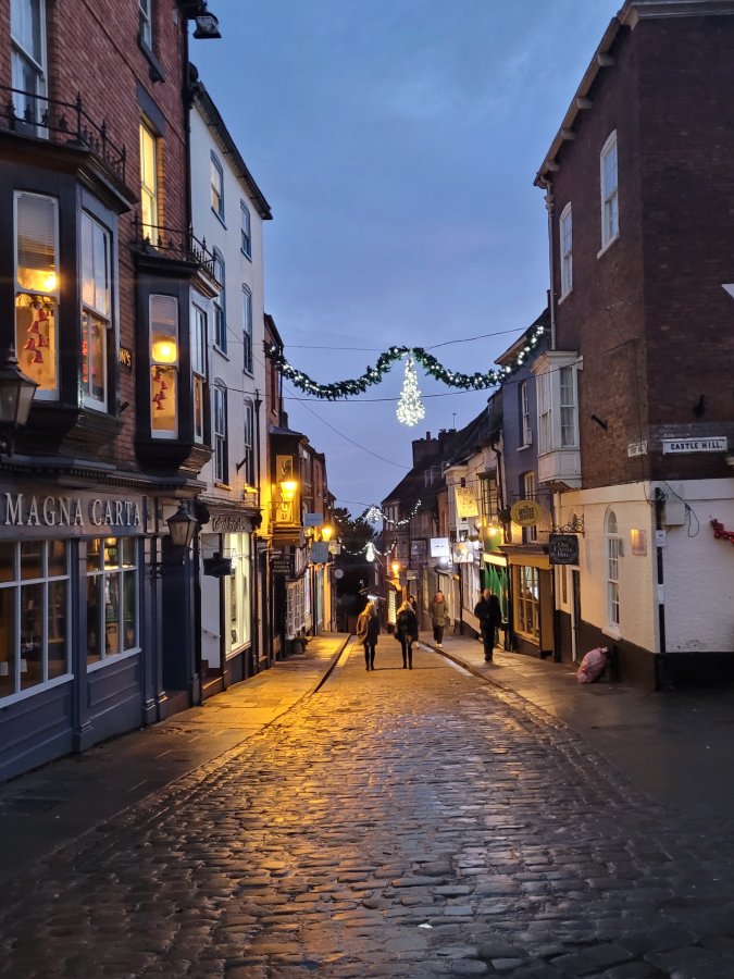 Steep Hill Christmas Lights, Lincoln, Lincolnshire