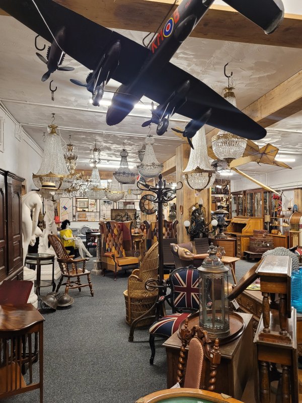 One of the Many Antiques Centres at Hemswell, Lincolnshire